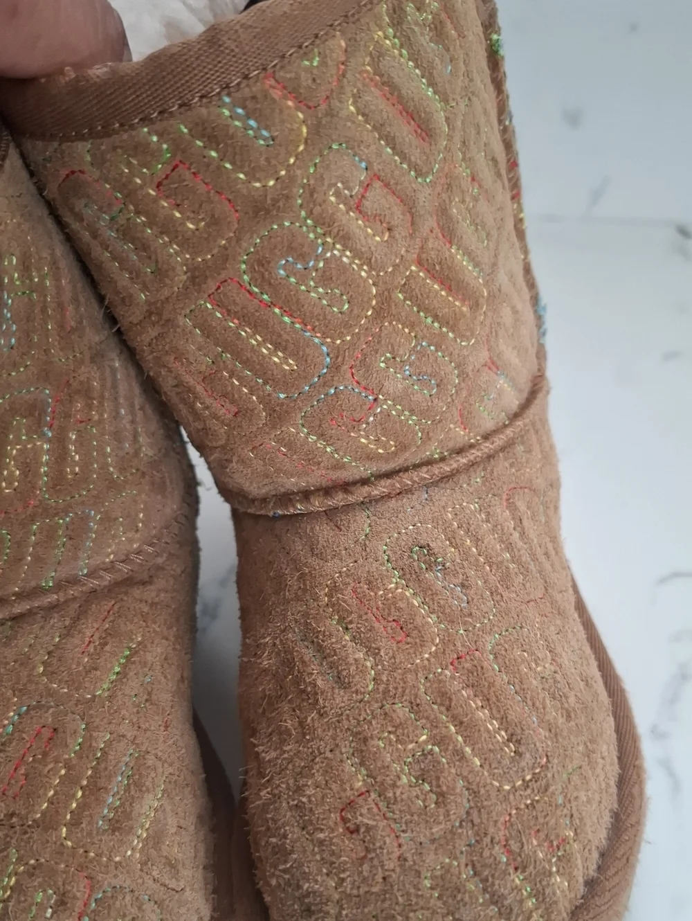 Ugg Kids Tan Cozy Winter Boots - Soft Lined